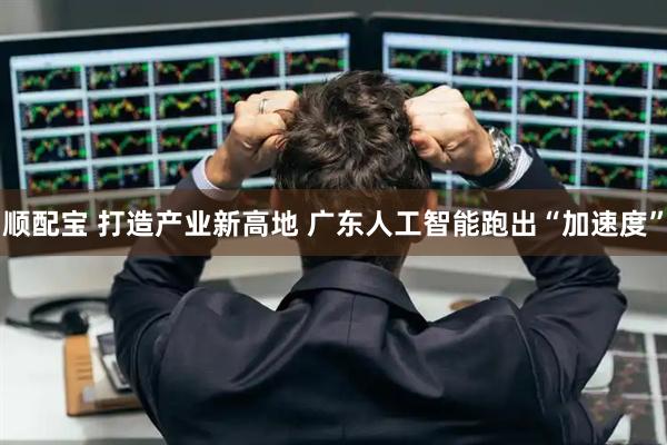 顺配宝 打造产业新高地 广东人工智能跑出“加速度”